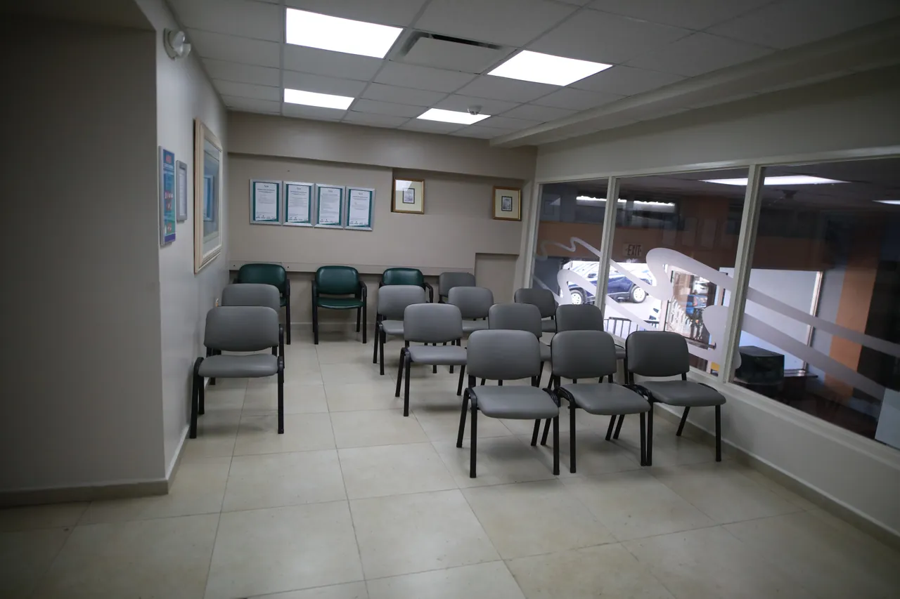 Sala de espera del consultorio